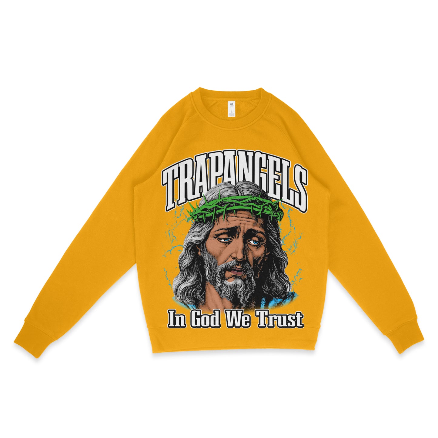 Yellow Trap Angles Sweater