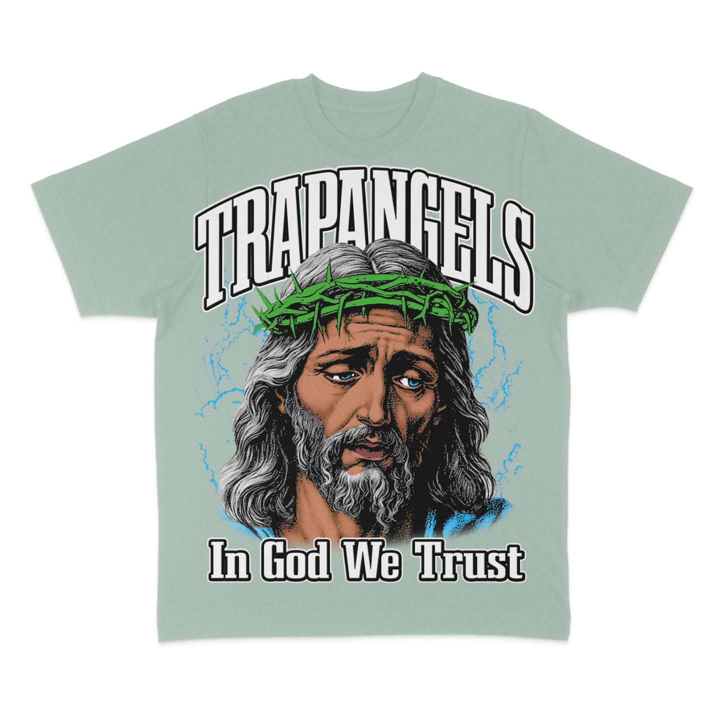 Turquoise Trap Angles T Shirt