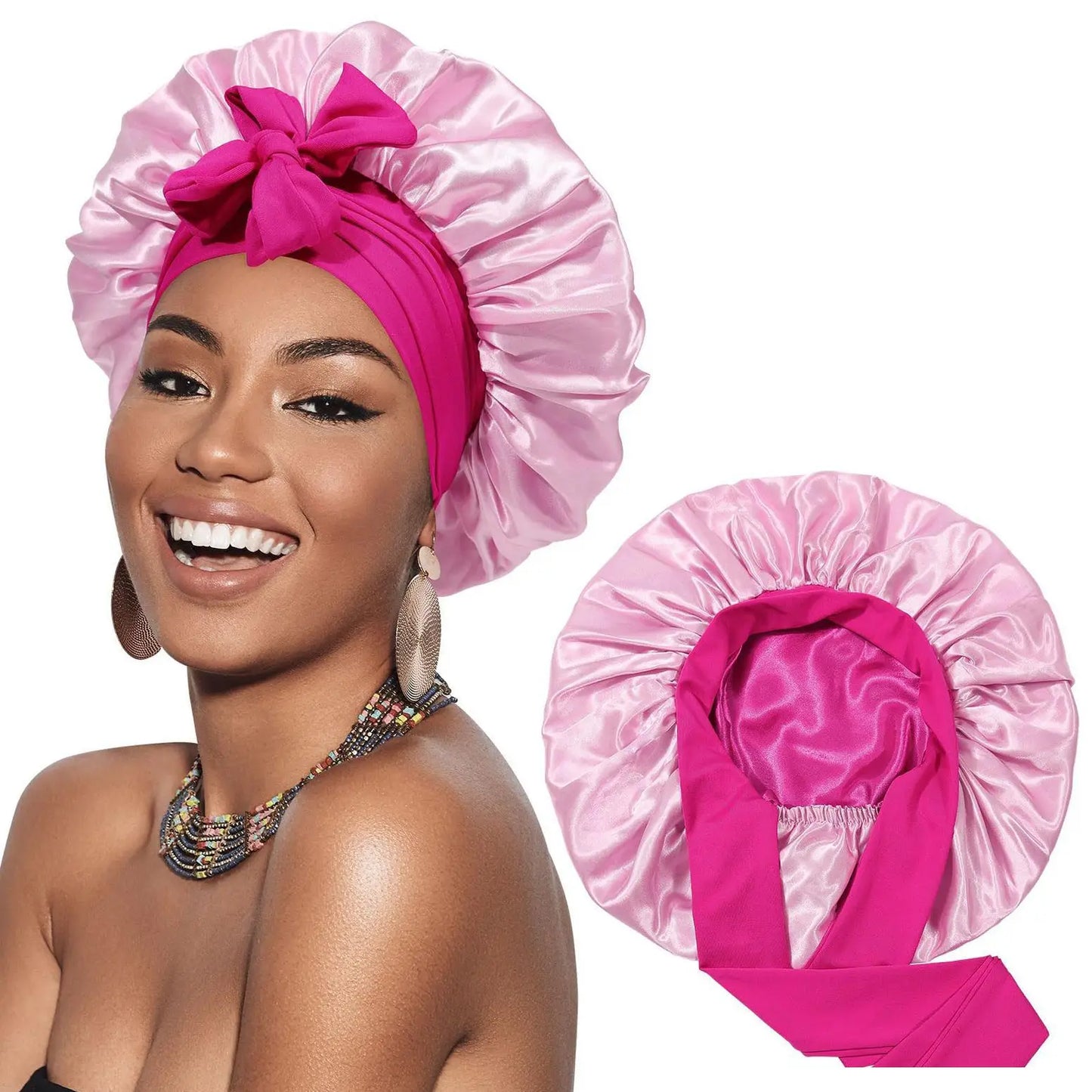 Satin Sleep Hair Cap